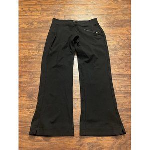 Vintage Alo Yoga small black cropped straight leg leggings pants